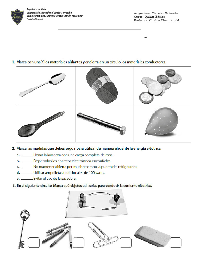 Materiales Conductores y Aislantes | PDF