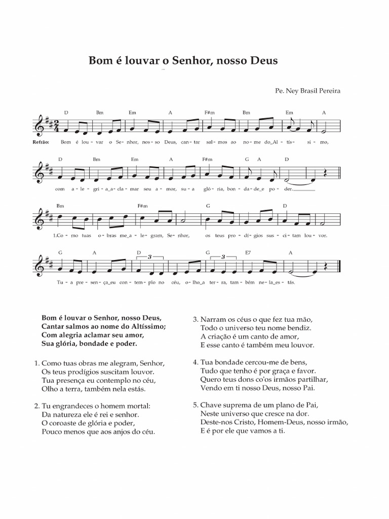 BOM É LOUVAR | PDF
