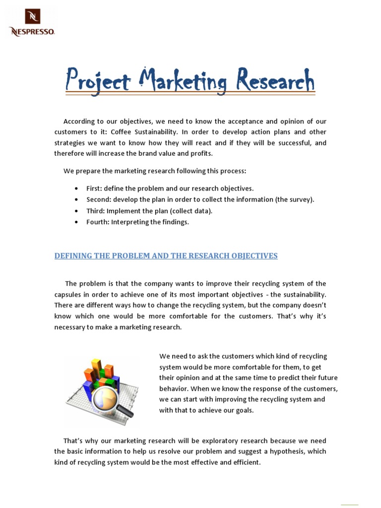 marketing research plan pdf