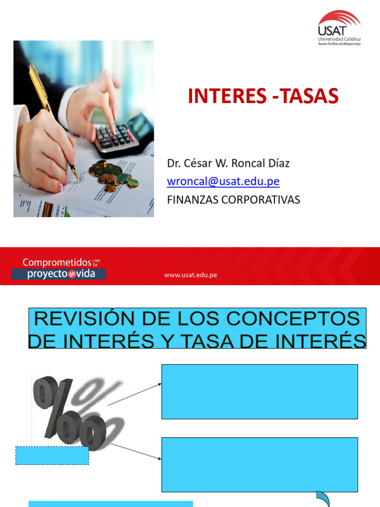 Conceptos Clave de Tasas de Interés | PDF | Interés | Bancos