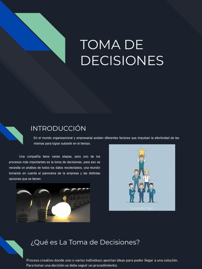 Estrategias Efectivas en Toma de Decisiones | PDF | Toma de decisiones ...