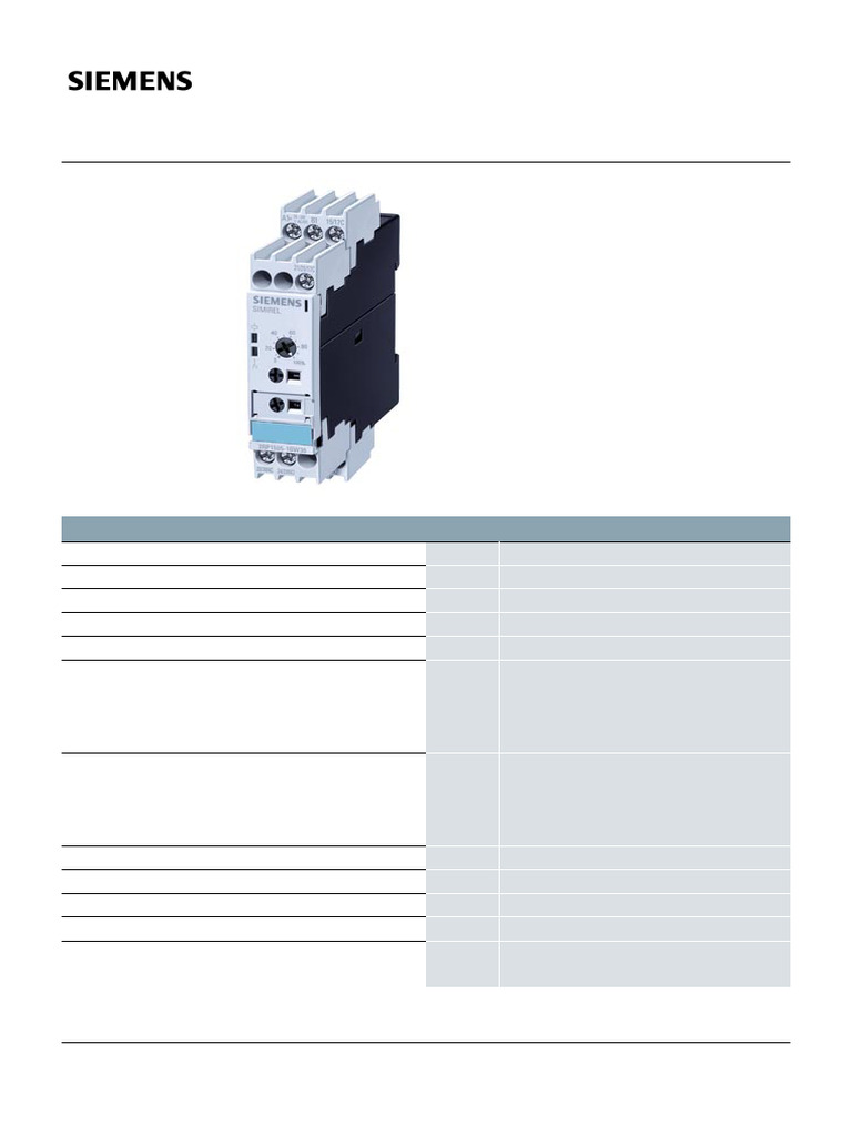 3rp1505 - 1bp30 Rele Temporizador | PDF | Alternating Current | Relay
