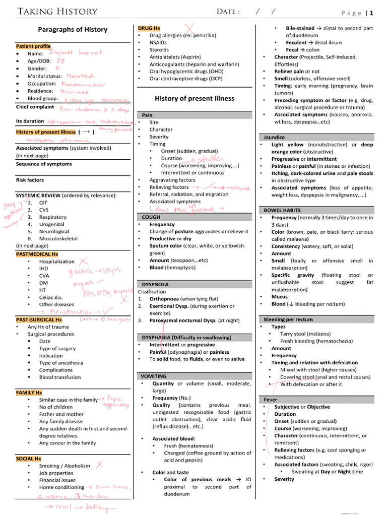 00 History Taking (2) 2 | PDF