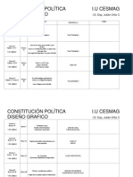 Check List Semestral CONSTITUCIÓN POLITICA