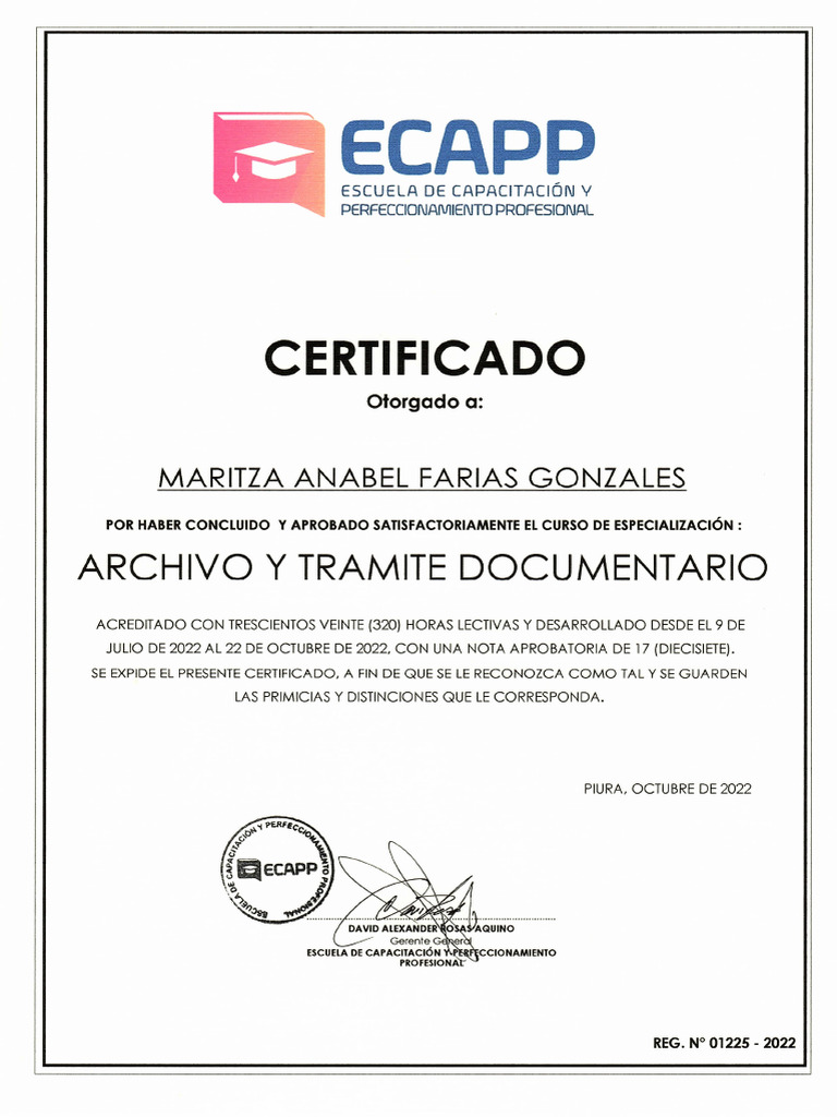 Escuela de Capacitación ECAPP | PDF