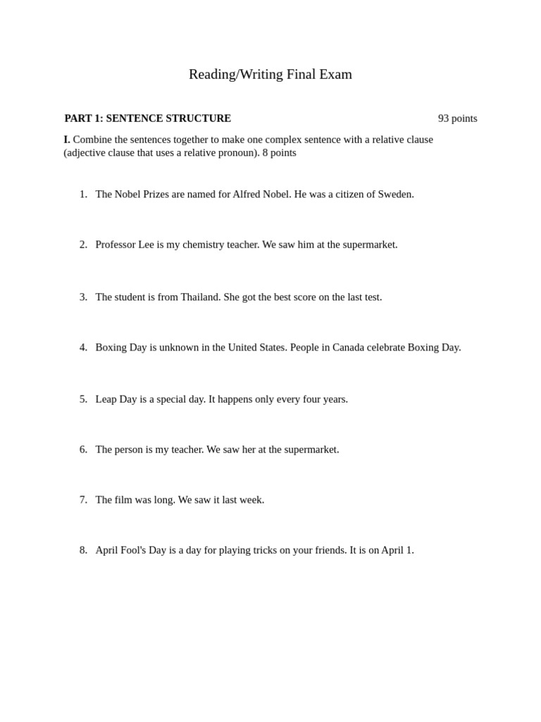 Final Reading and Writing | PDF | Korean Cuisine | Language Mechanics