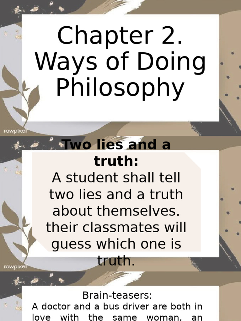 Understanding Philosophy and Fallacies | PDF | Truth | Fallacy
