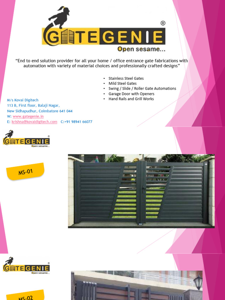 Custom Steel Gate Design Solutions | PDF