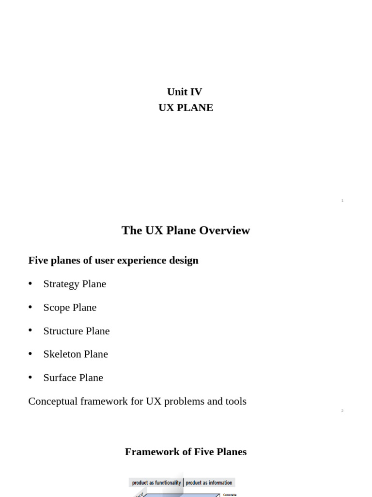 Five Planes of User Experience Design | PDF | Information Science ...