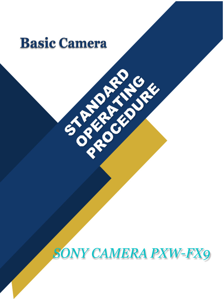 Camera SOP | PDF | Aperture | Camera Lens