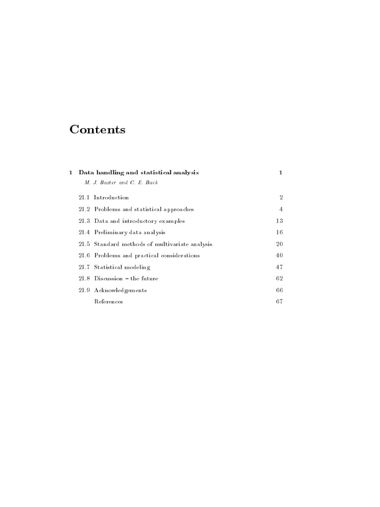 Statistical Methods in Archaeometry | PDF | Histogram | Cluster Analysis