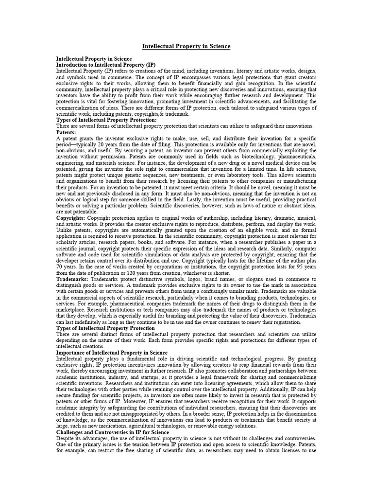 7th IP | PDF | Intellectual Property | Patent