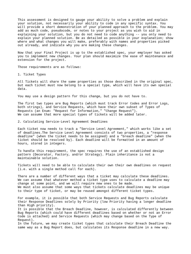 Final A | PDF | Programming Paradigms | Software Development