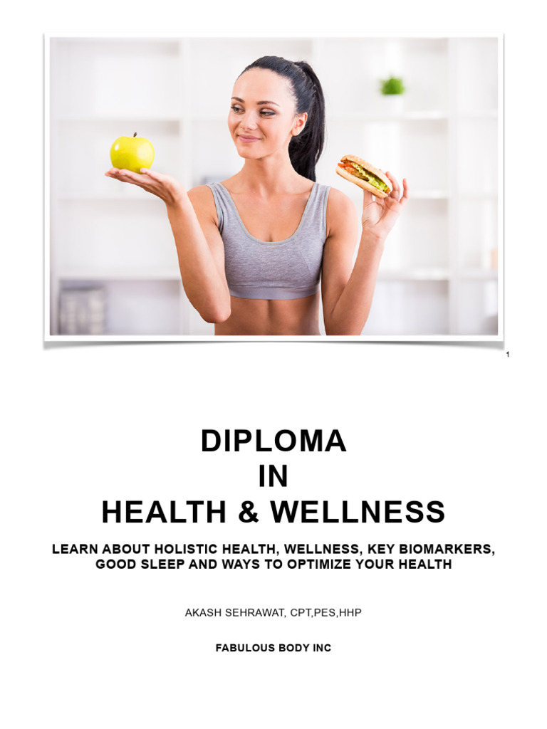 DIPLOMA+IN+HEALTH+AND+WELLNESS+ | PDF | Vitamin D | Cholesterol