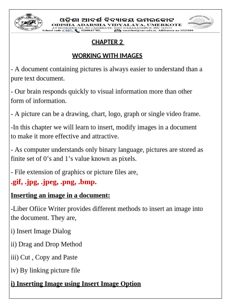 Chapter 2: Working with Images | PDF | Cursor (User Interface ...