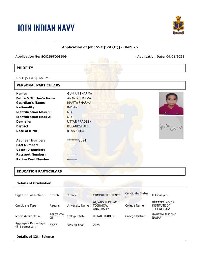 Application - NAVY-SGI256F003509 | PDF