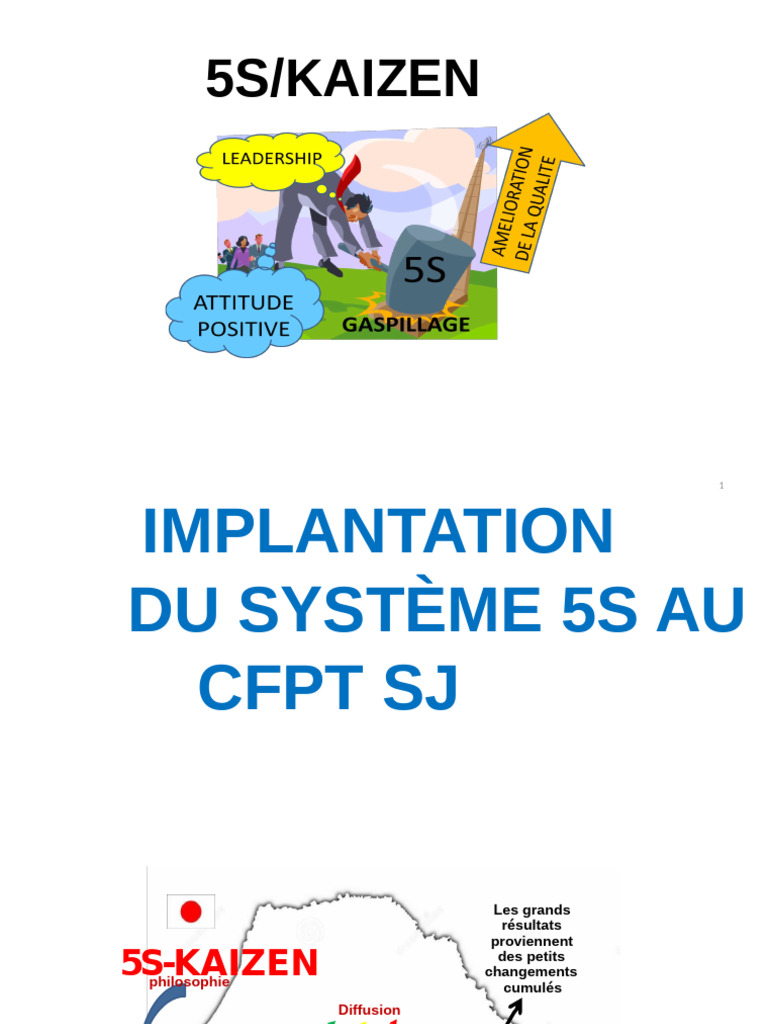 Mise en œuvre du 5S-KAIZEN au CFPT | PDF