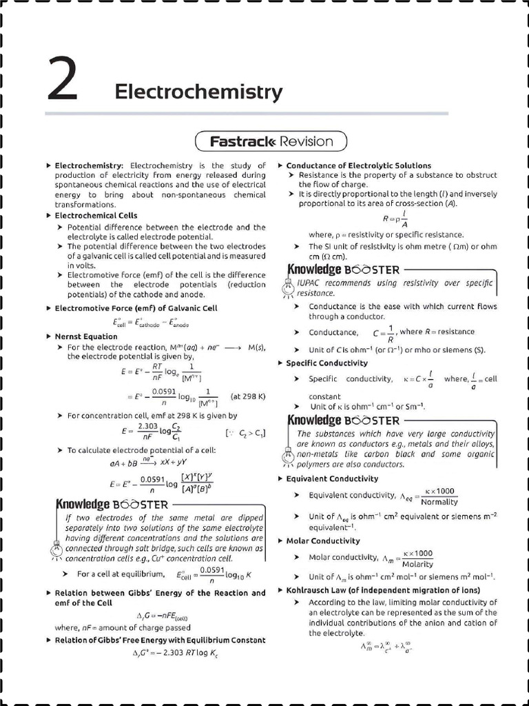 Electrochemistry | PDF