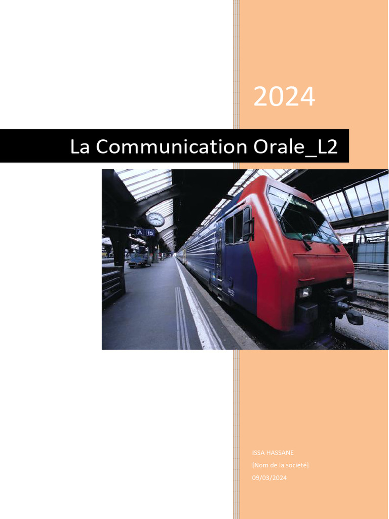 Techniques de Communication Orale | PDF | la communication | Rhétorique