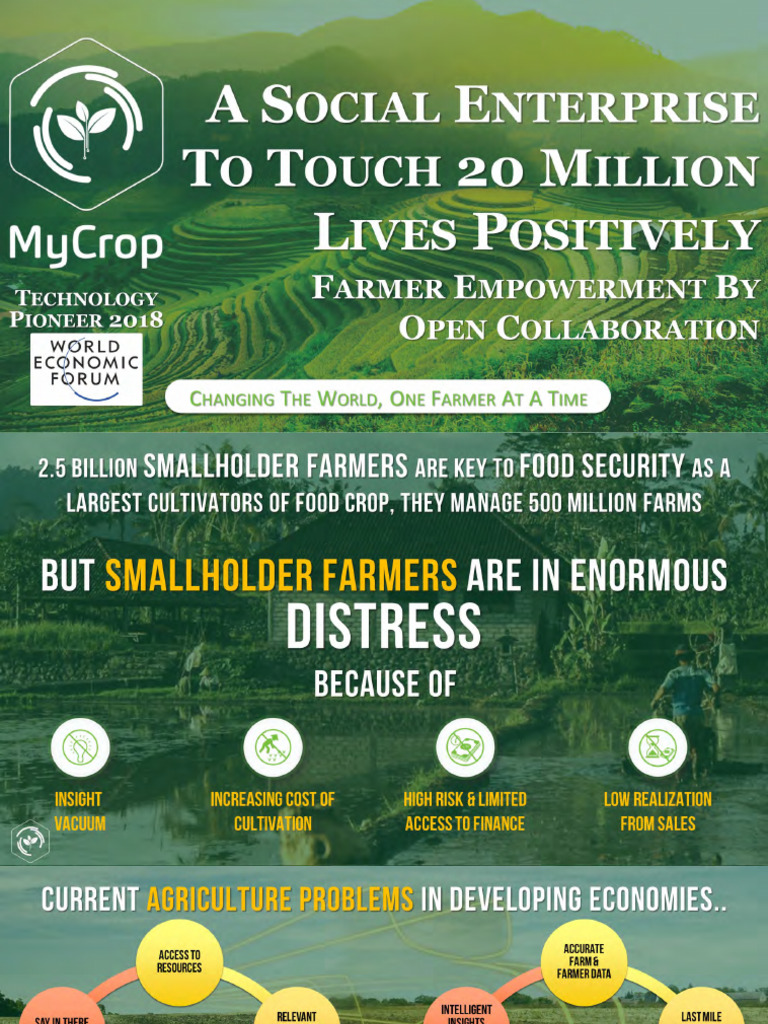MyCrop Pitch Deck - Niraj Shah | PDF