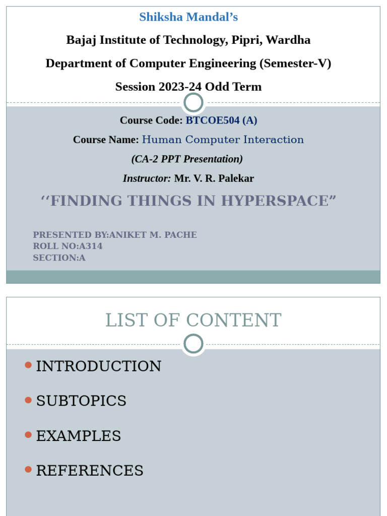 HCI Human Computer Interaction | PDF | Machine Learning | Data