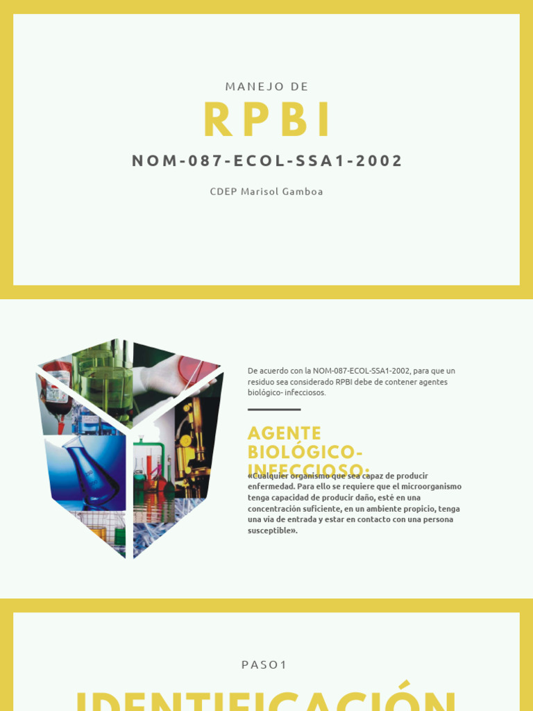 RPBI | PDF | Residuos | Infección