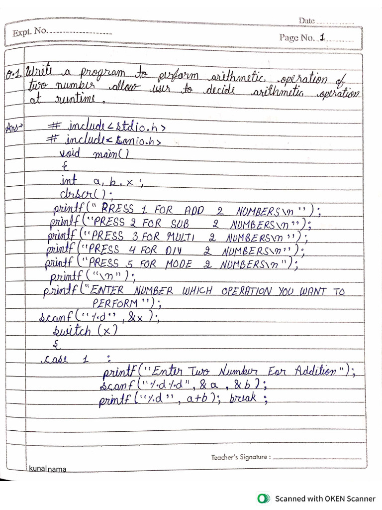 C Programming Assignment | PDF