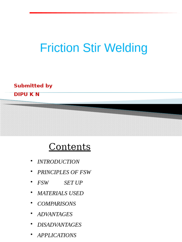 Overview of Friction Stir Welding | PDF | Welding | Construction