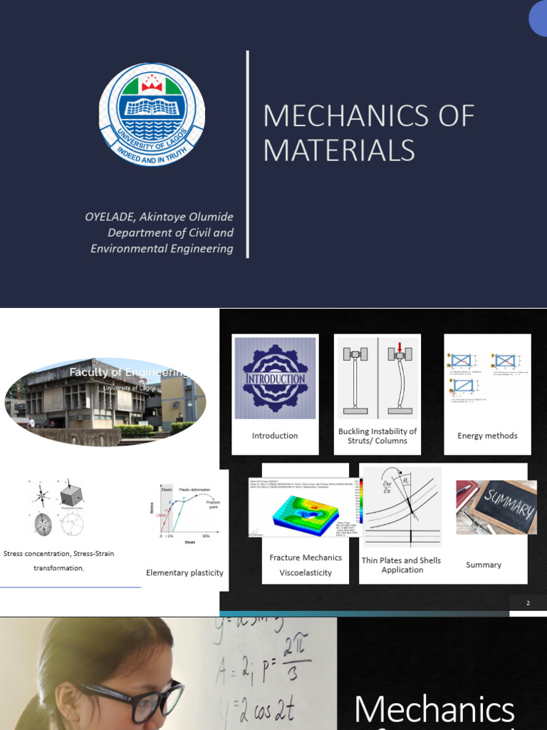 Mechanics of Materials Overview | PDF | Stress (Mechanics) | Strength ...