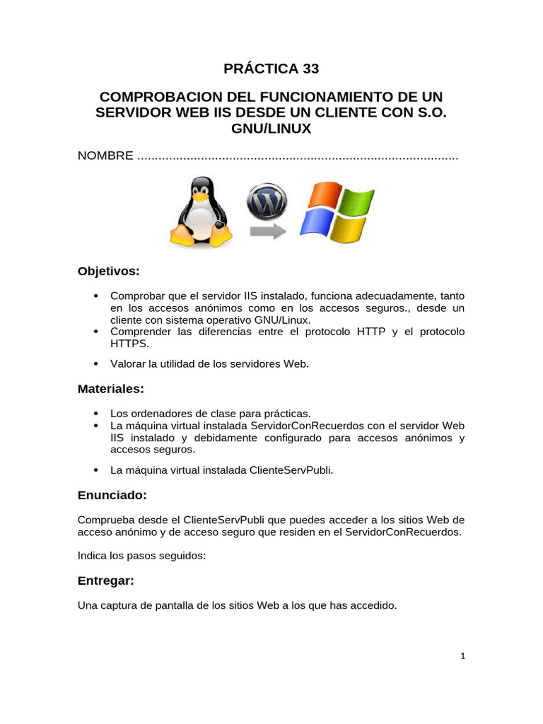 P33 Cliente IIS Ubuntu | PDF