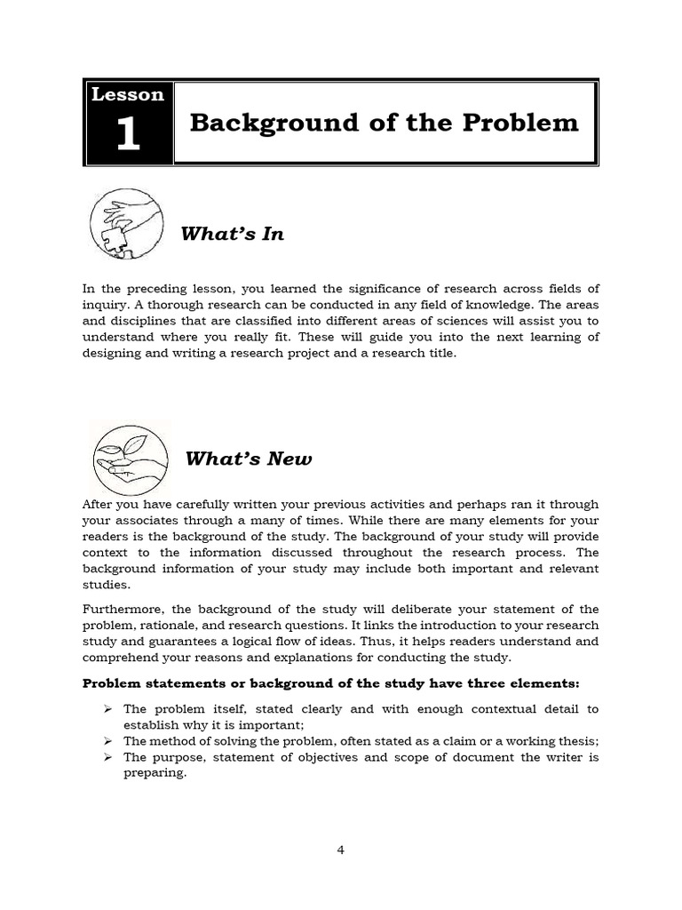 2.1 Background of The Problem | PDF | Biodegradation | Inquiry