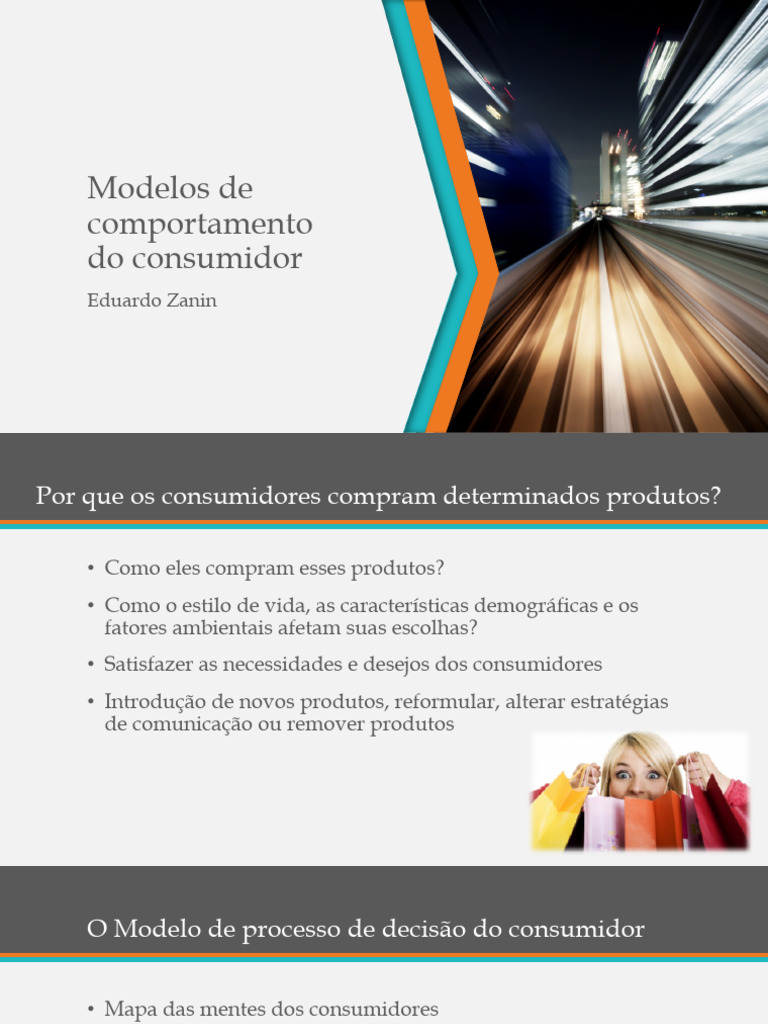 Modelos de Comportamento do Consumidor | PDF | Motivação | Motivacional