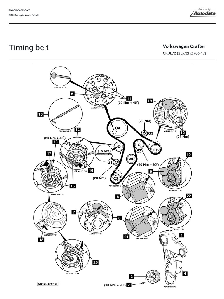 Timing Belt - Autodata | PDF