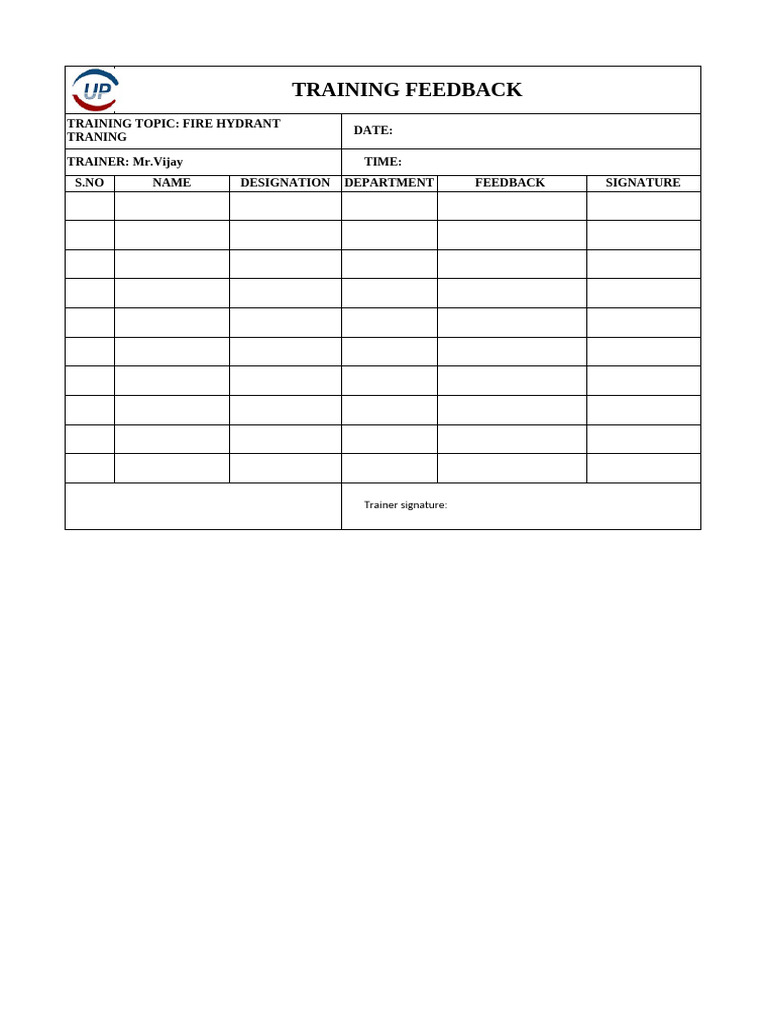 Fire Check Sheet | PDF