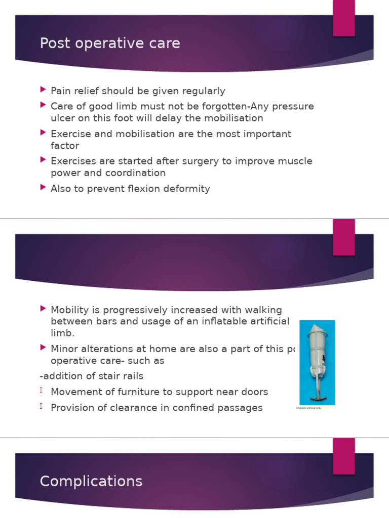 Post-Operative Care and Complications | PDF