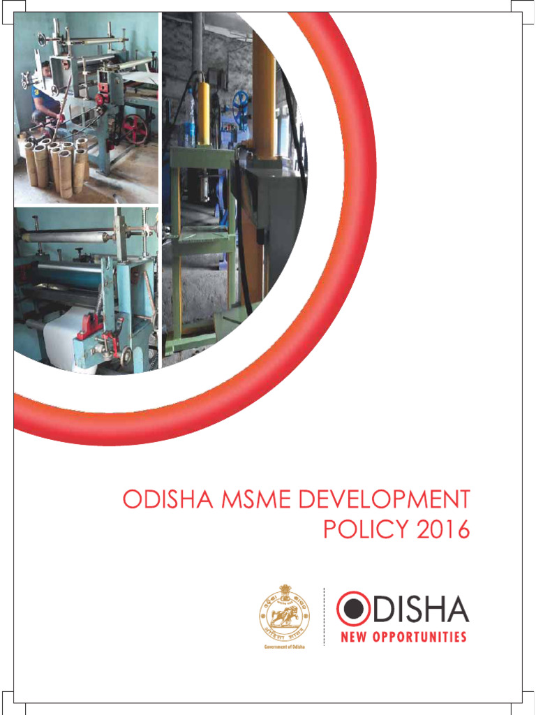 Odisha - MSME Development Policy 2016 | PDF
