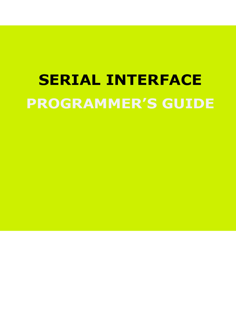 NUMA 2D IMAGER Serial Programmer's Guide v2.2 | PDF | Transmission ...