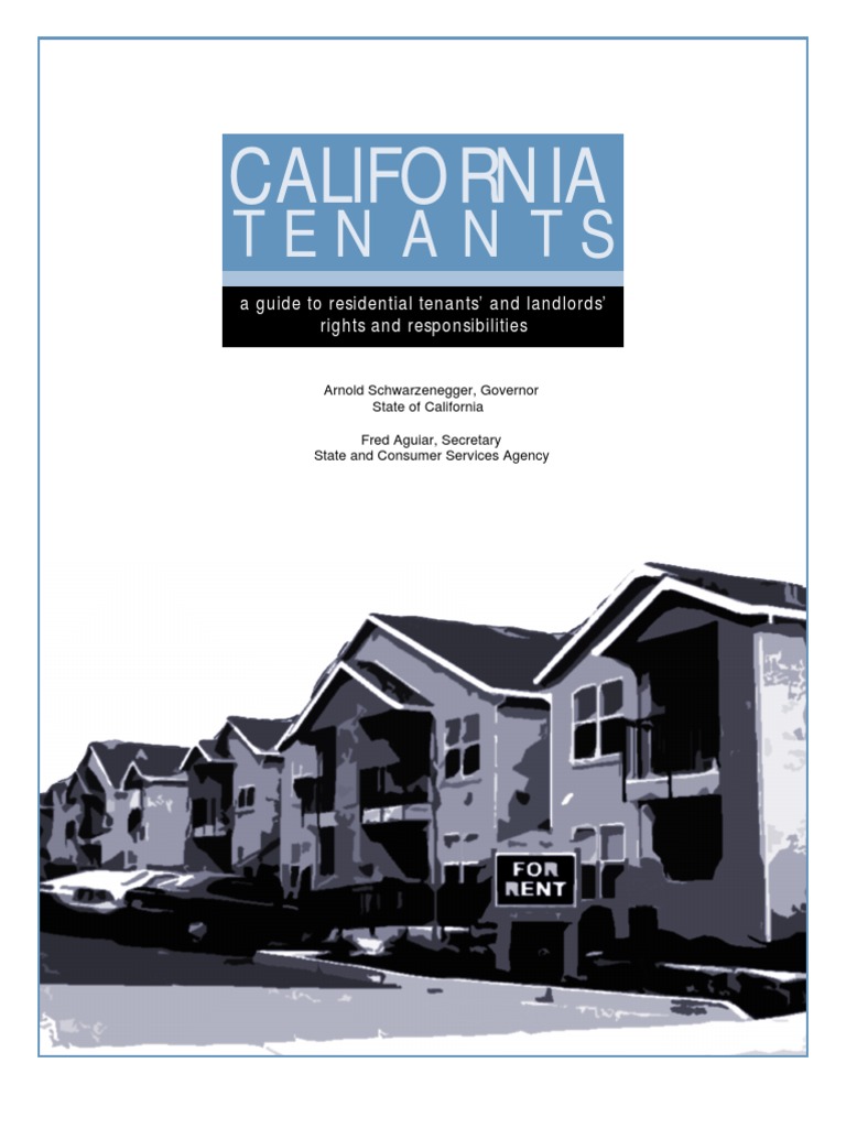 California Tenants' Rights Guide | PDF | Eviction | Lease