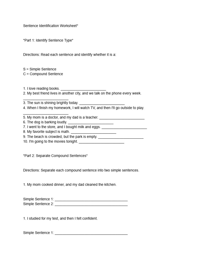 sentence-identification-worksheet-pdf