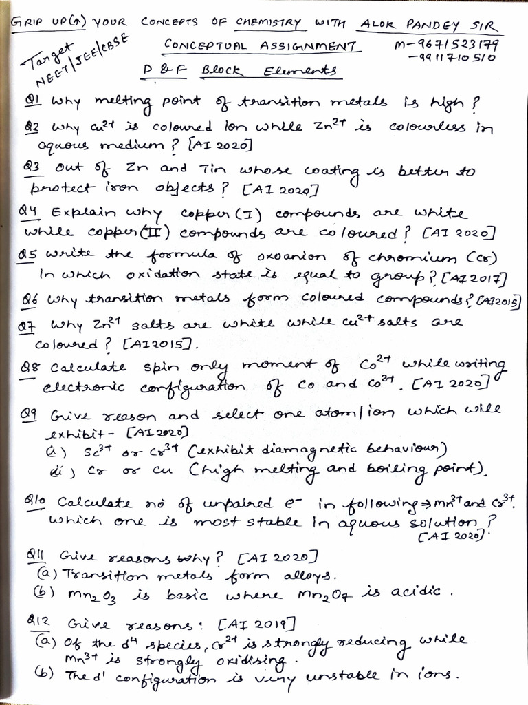 Adobe Scan 16 Sept 2024 | PDF | Electrochemistry | Metals