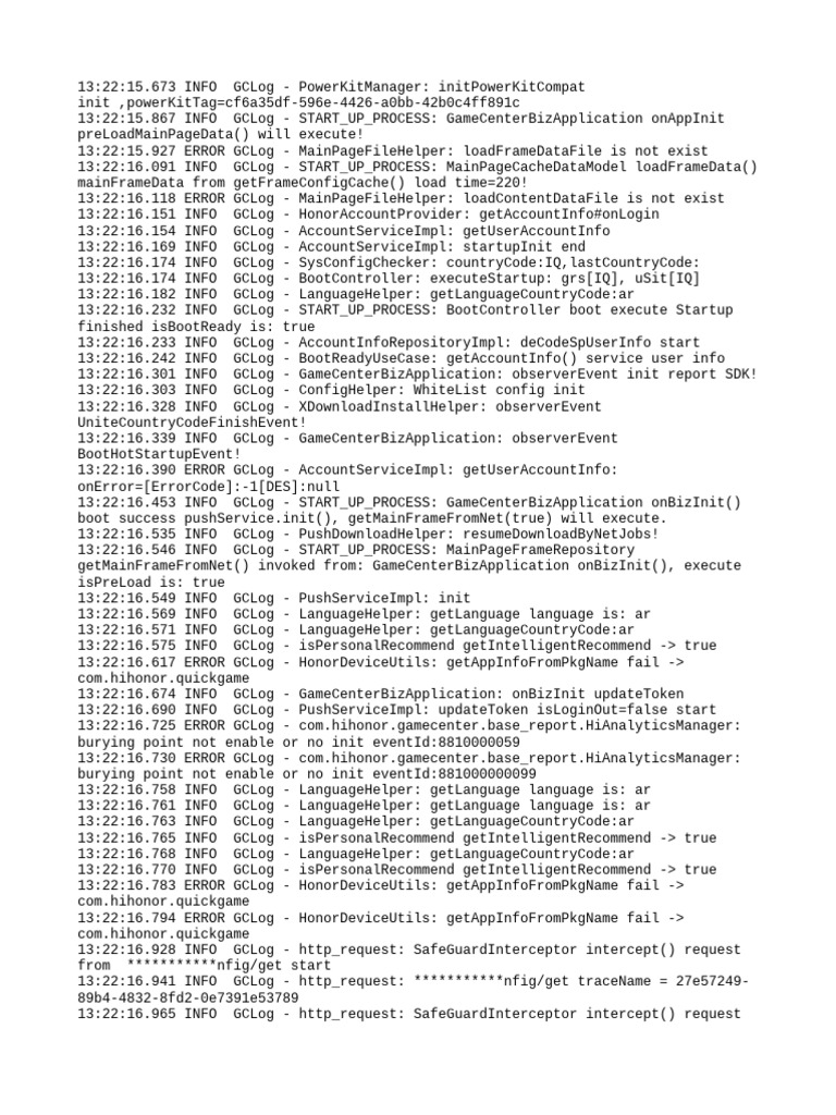 GameCenter Startup Log Analysis | PDF | World Wide Web Consortium ...