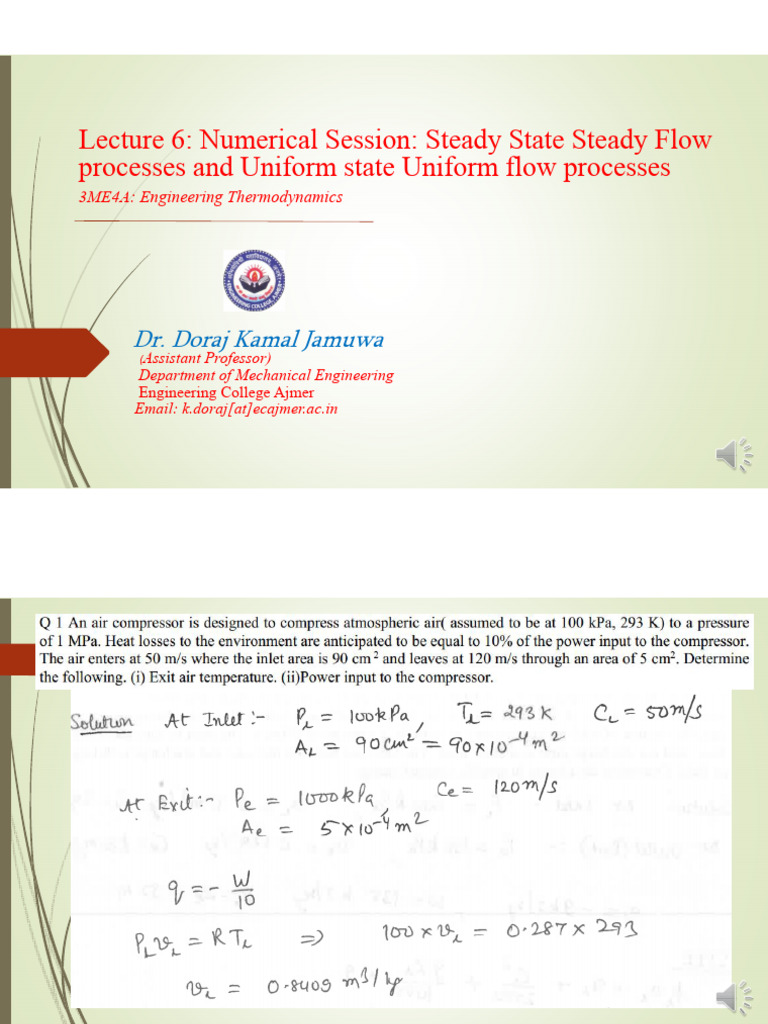 Lecture 6 Numerical Session 3-SSSF and USUF Processes | PDF