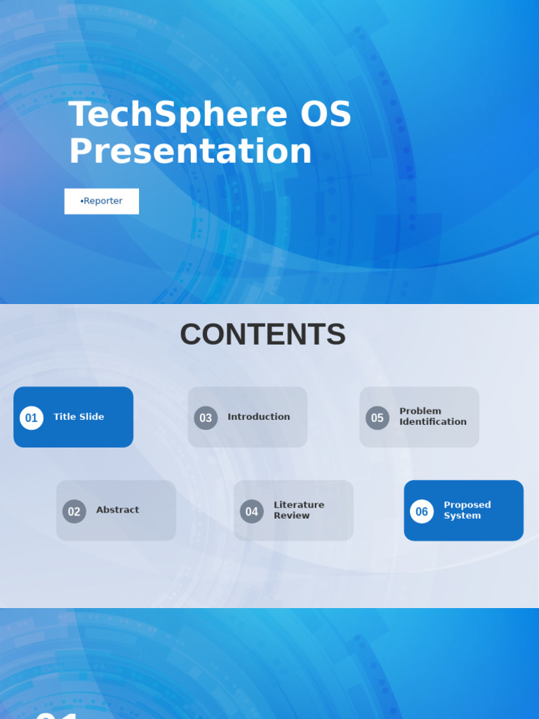AIPPTMaker - TechSphere OS Presentation | PDF | Usability | Operating ...