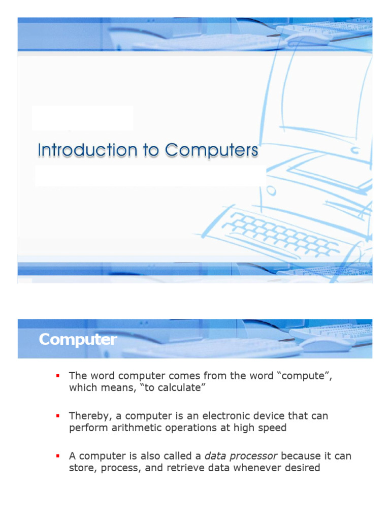CH 1 | PDF | Personal Computers | Operating System