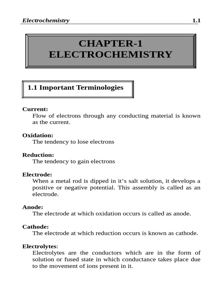 Understanding Electrochemical Cells | PDF | Electrochemistry | Redox