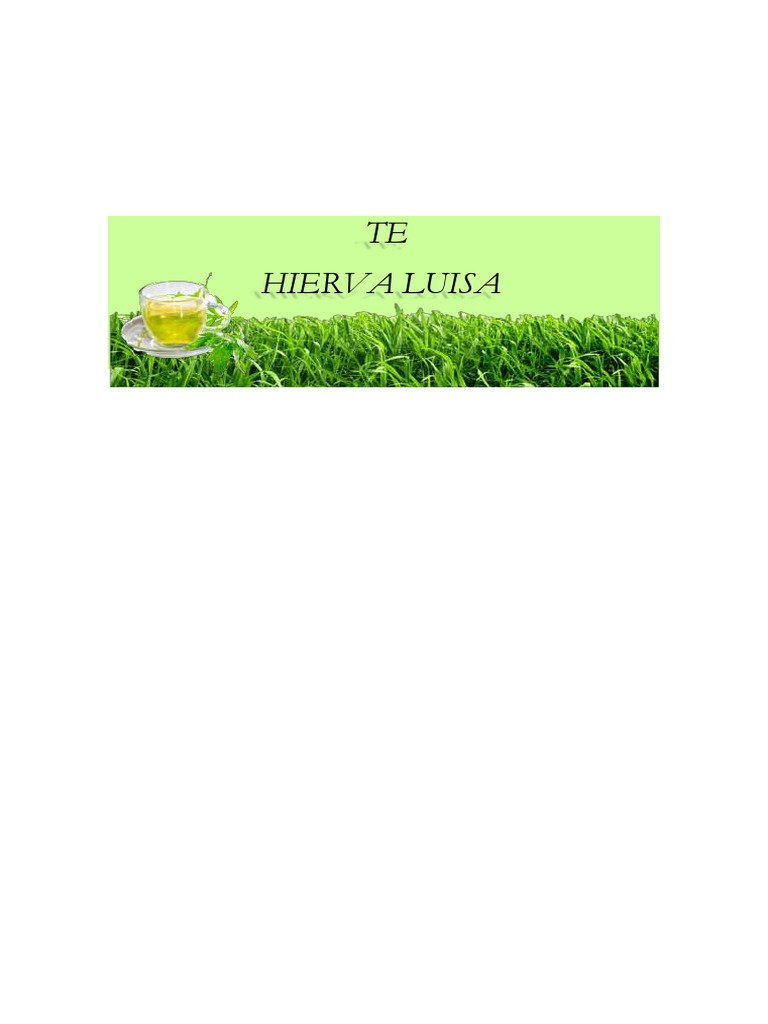 TE Hierva Luisa | PDF