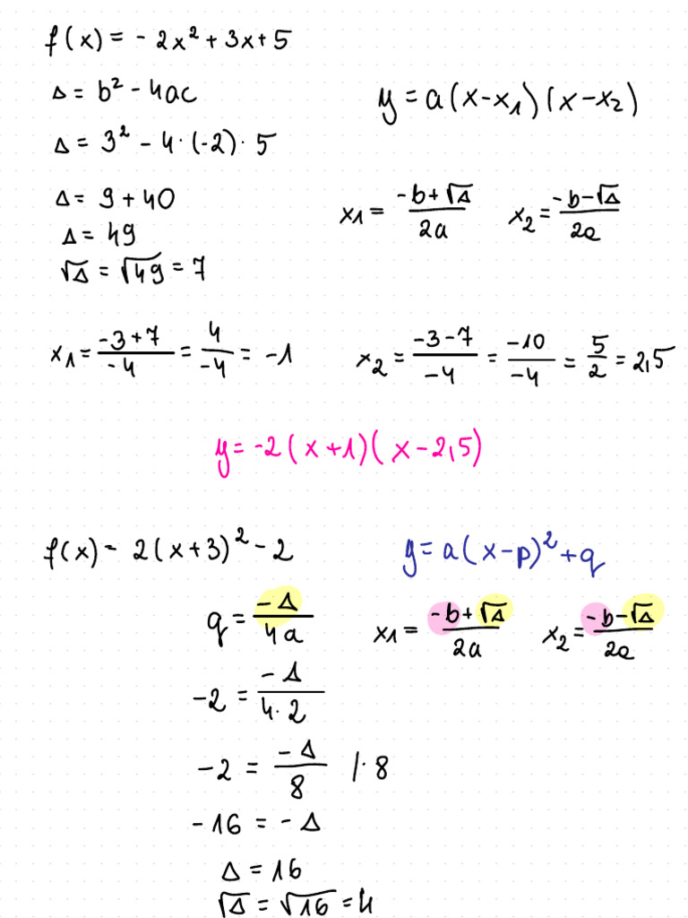 Math Notes 1 | PDF