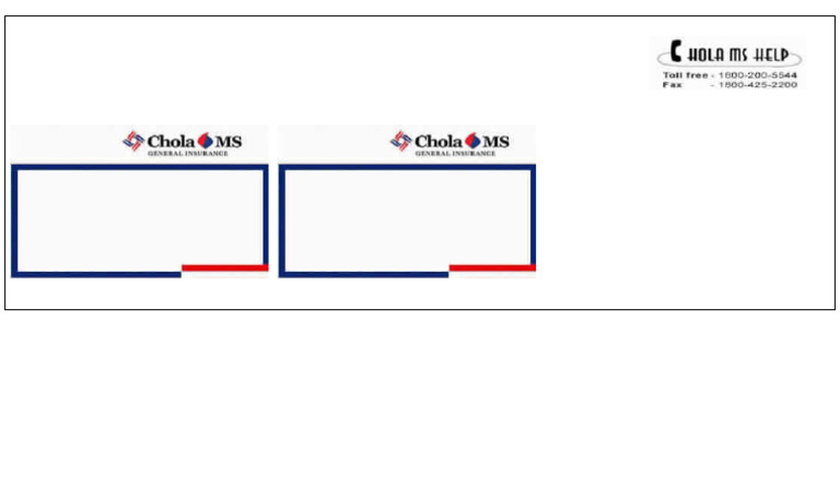 Cholamandalam MS E-Card Details | PDF