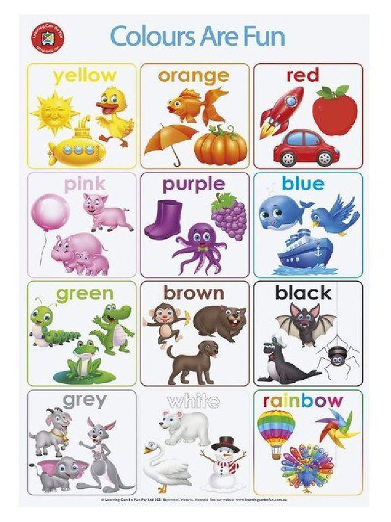 Color Worksheets for Kids | PDF