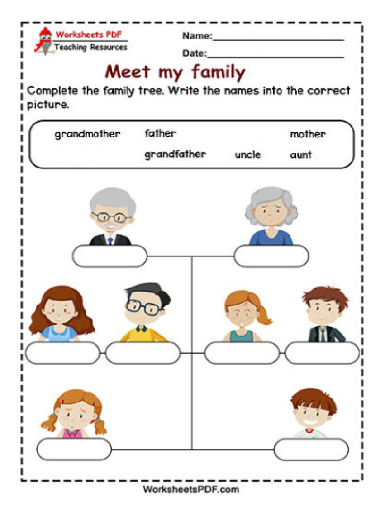 Family Review English For Kids PDF